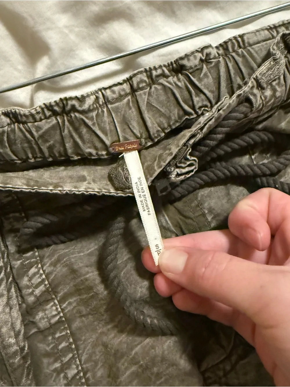 Free People Washed Utility Cargo Shorts Small